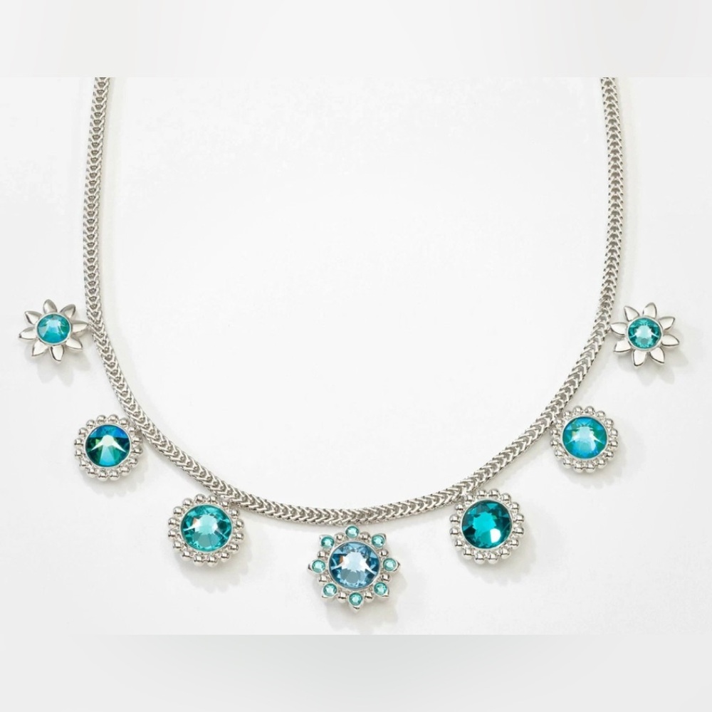 Touchstone Crystal by Swarovski FULL BLOOM necklace BNIB gorgeous